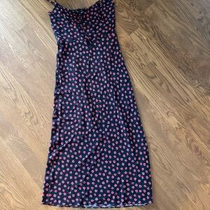 Realisation Par Blue Pink Spaghetti Strap Sundress